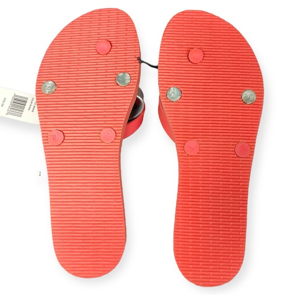 Hurley Women’s Size 7/8 Flip Flop Thong Sandals Brave Floral Pink - Picture 5 of 6